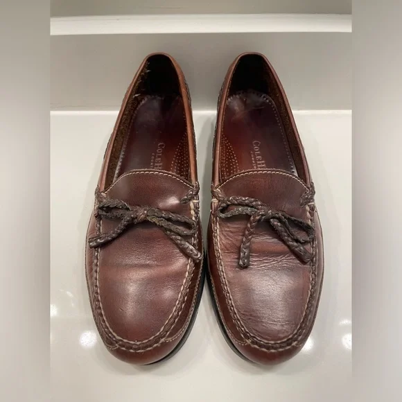 Cole Haan Brown Leather Country Loafer sz 9.5 Cole Haan Brown Leather Tassel Loafers Men main image 4